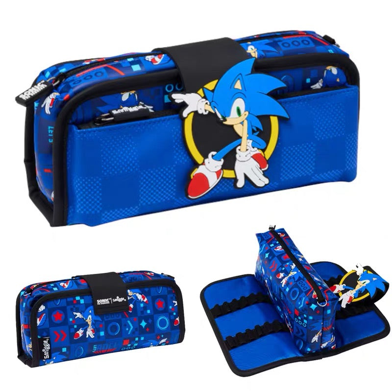 Smiggle Sonic The Hedgehog Utility Pencil Case