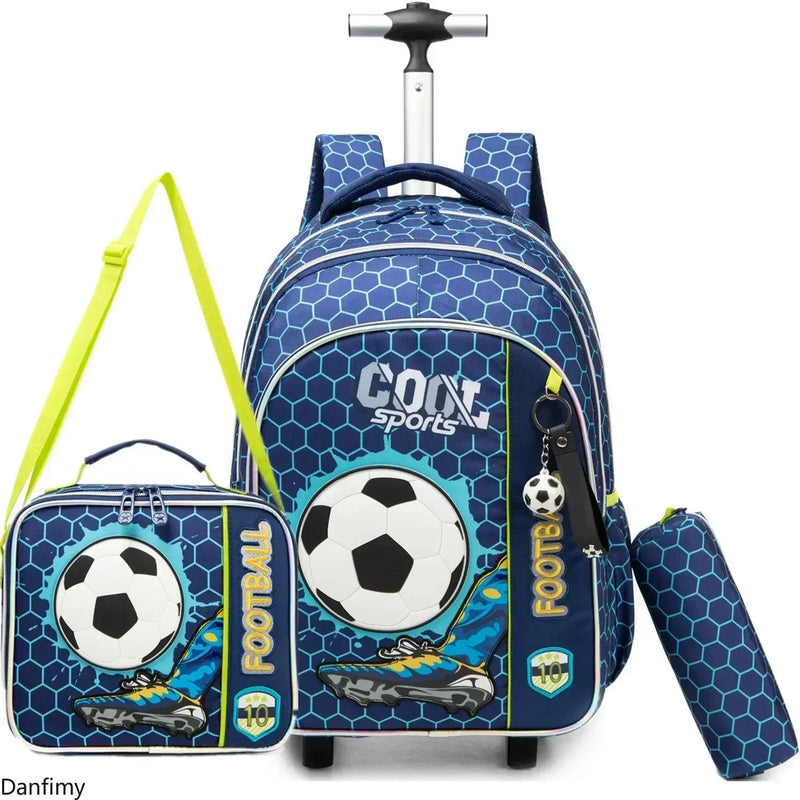 Kids 18 Inch Trolley Backpack 3 Piece Combo Set 12820T