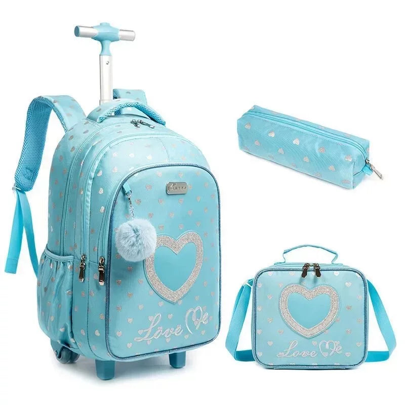 Kids 18 Inch Trolley Backpack 3 Piece Combo Set 12808T
