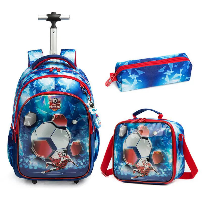 Kids 18 Inch Trolley Backpack 3 Piece Combo Set 12806T