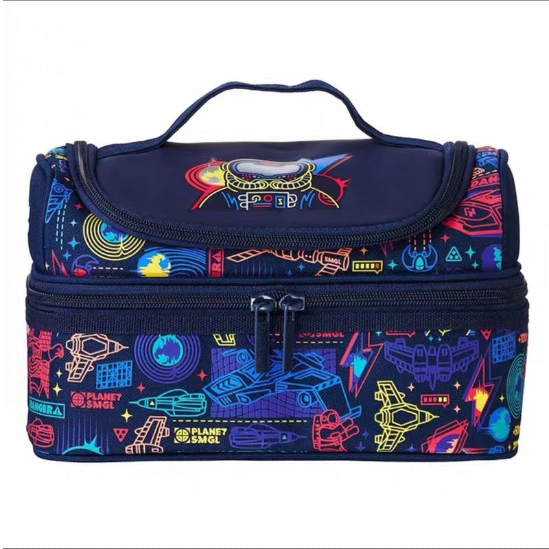 Smiggle Planet Double Decker Lunch Bag