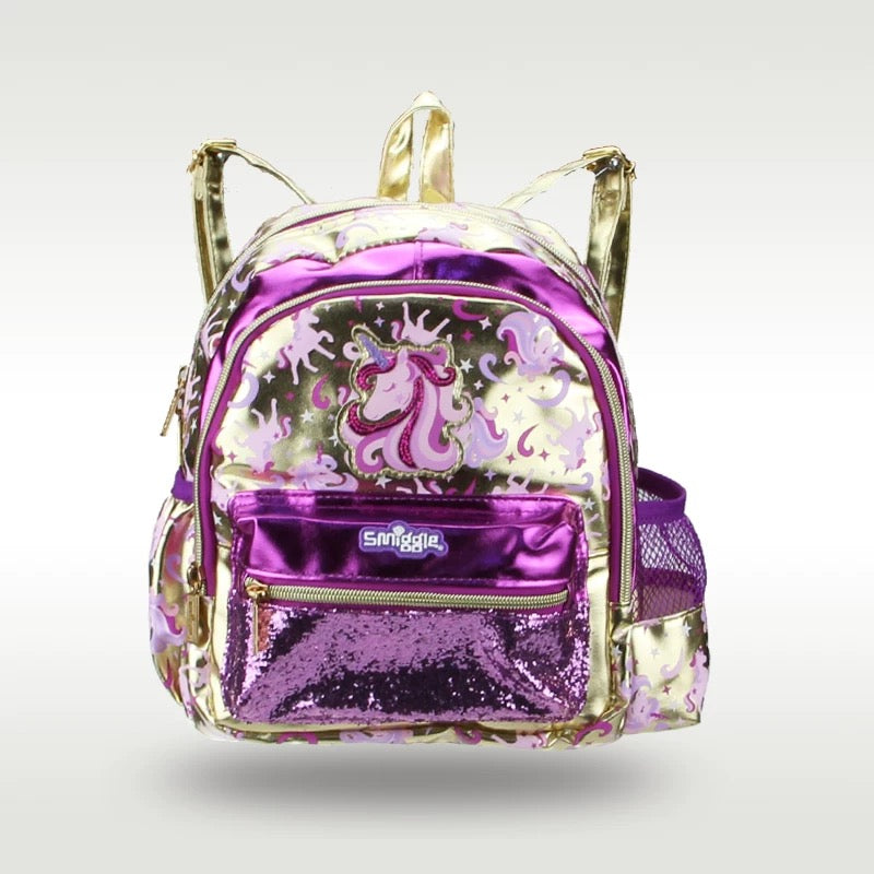 Smiggle Teeny Tiny Unicorn Backpack - সামনের ভিউ