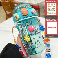 Xzfu430ml-Cute-Children-Double-Drinking-Water-Bottle-Straw-Portable-Student-Couple-Plastic-Cup-Gift-School-Kids.jpg