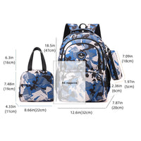 3PCS Rolling Backpack - Pen Bag Detail