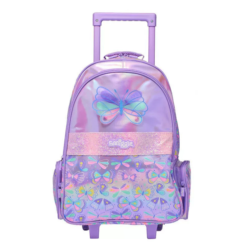 Kids Pre-order Trolley School Bag - Butterfly