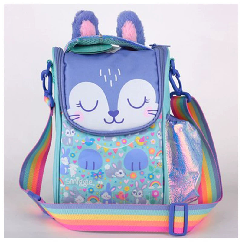 Smiggle Blue Rabbit Crossbody Lunch Bag