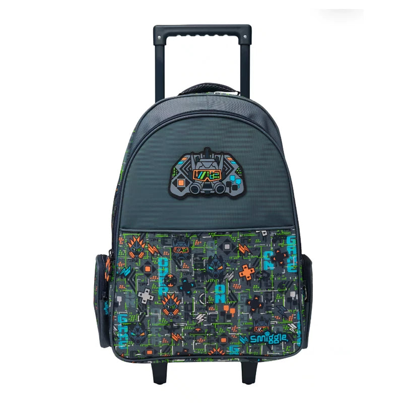 Kids Pre-order Trolley School Bag - Grey Telescope