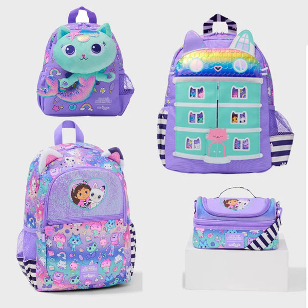 Smiggle Gabby's Dollhouse School Backpack & Accessories Set - Full Collection