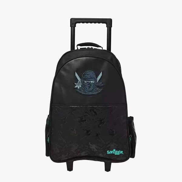 Kids Pre-order Trolley School Bag - Black Warrior