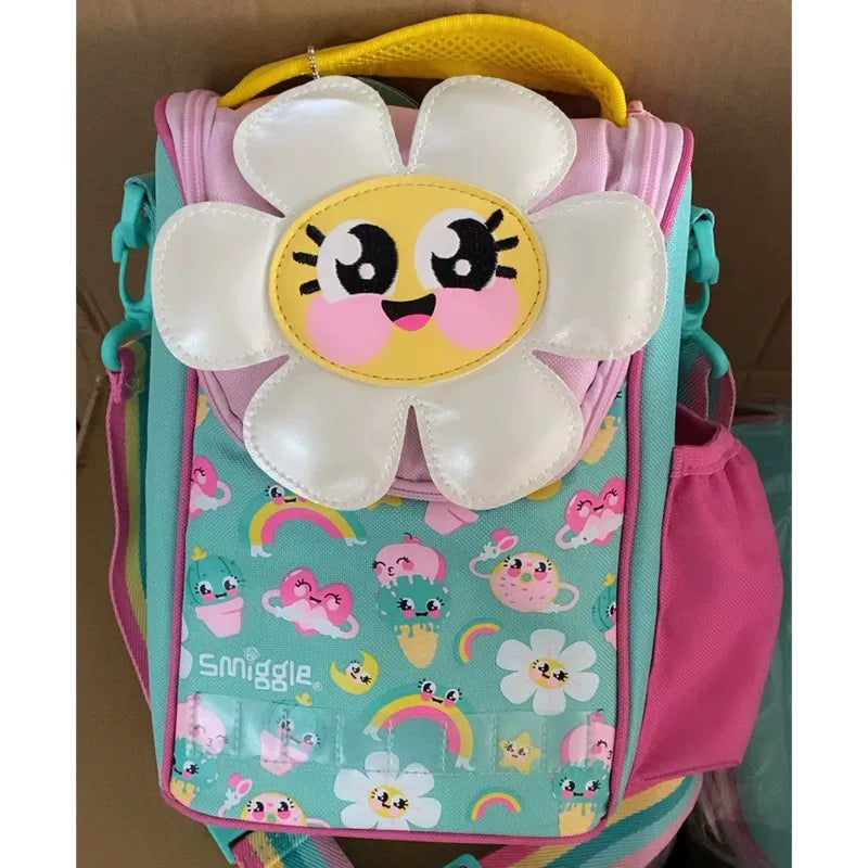 Smiggle White Sunflower Crossbody Lunch Bag