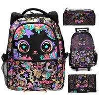 Smiggle Style Black Cat School Bag & Accessories - Black Cat Large School Backpack - 42 x 30 cm