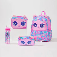 Smiggle Shell Cat Pink School Backpack & Accessories Set - Full Collection