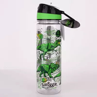 Smiggle Green Dino Water Bottle 650ml