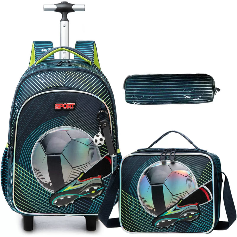 Kids 18 Inch Trolley Backpack 3 Piece Combo Set 12817T