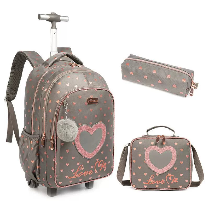 Kids 18 Inch Trolley Backpack 3 Piece Combo Set 12809T