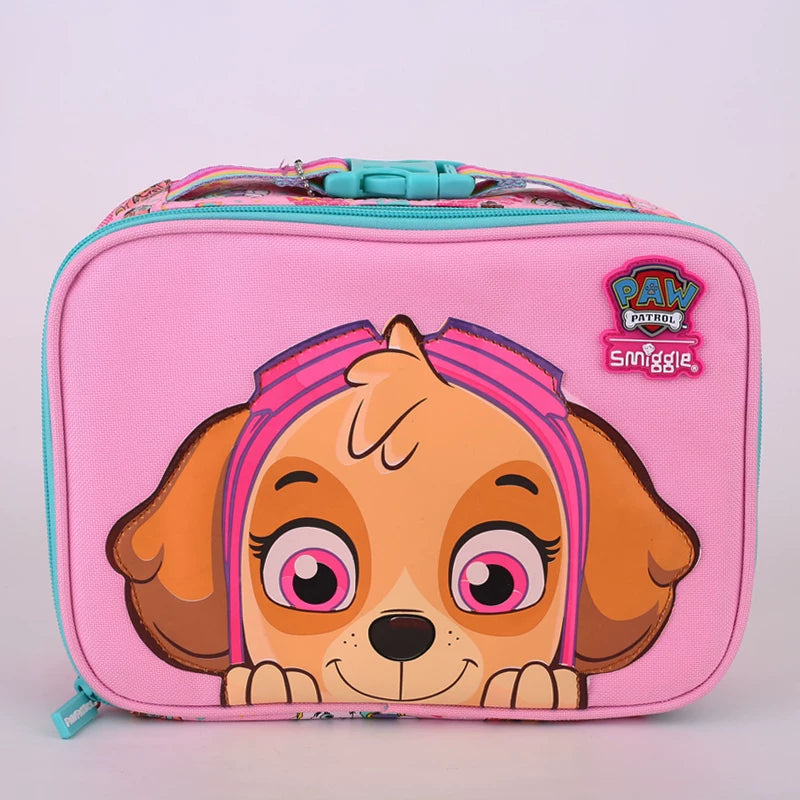 Smiggle Pink Bear Square Lunch Bag