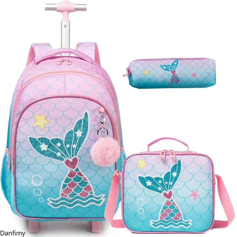 Kids 18 Inch Trolley Backpack 3 Piece Combo Set 12821T
