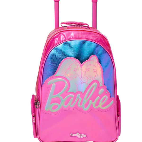 Kids Pre-order Trolley School Bag - Pink Barbie