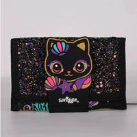 Smiggle Style Black Cat School Bag & Accessories - Black Cat Pencil Case - 22.5 x 12.5 cm
