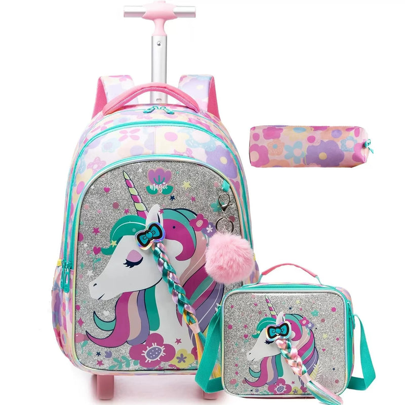 Kids 18 Inch Trolley Backpack 3 Piece Combo Set 12811T