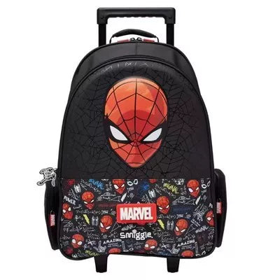 Kids Pre-order Trolley School Bag - Mask Spider