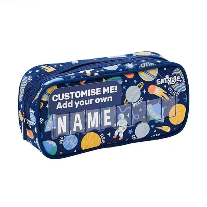 Smiggle Space Large-Capacity Translucent Pencil Case