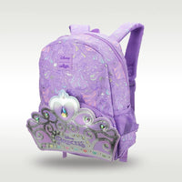 Disney Princess x Smiggle Backpack - Angle view with crown