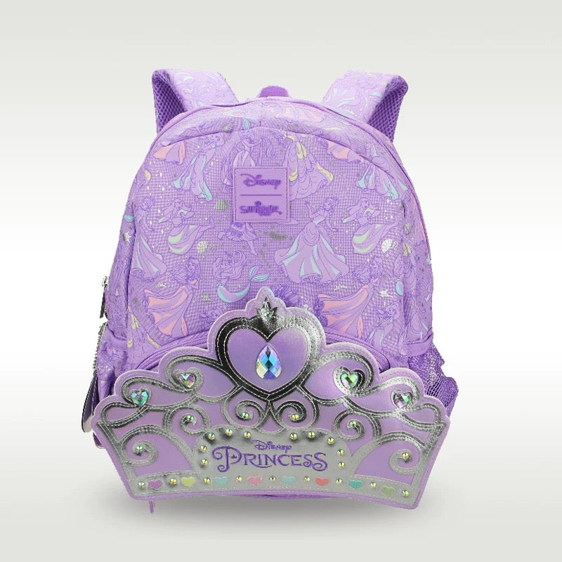 Disney Princess x Smiggle Backpack - Detail with crown and cape