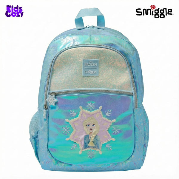 Disney Frozen x Smiggle Classic Backpack - Front view with Elsa