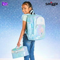 Disney Frozen x Smiggle Classic Backpack - Girl wearing the backpack