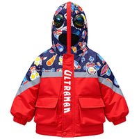 Kids Ultraman winter jacket and jogger pants full set