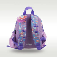 Smiggle Purple Glitter Animal Backpack - অ্যাঙ্গেল ভিউ