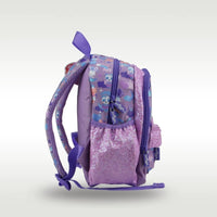 Smiggle Purple Glitter Animal Backpack - পেছনের ভিউ