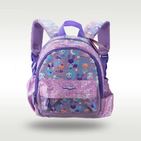 Smiggle Purple Glitter Animal Backpack - সামনের ভিউ